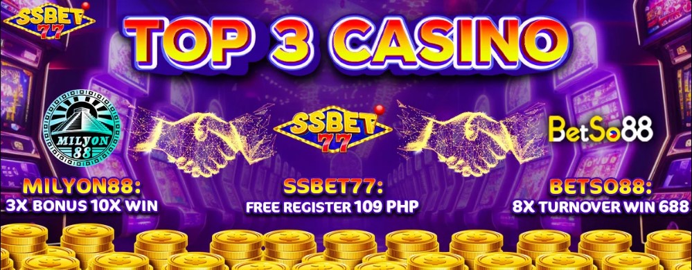 Top 3 Onlne casinos in the Philippines