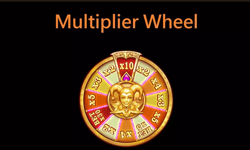 gold joker multiplier wheel