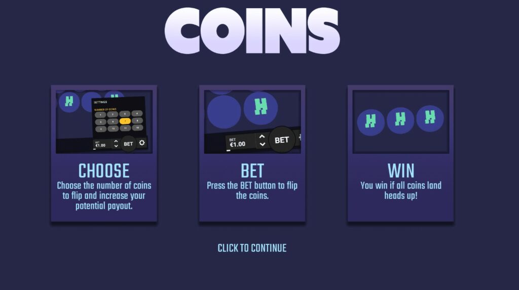 coins dare2wins How to play