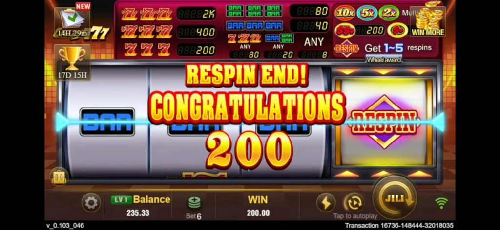 crazy777 slot win