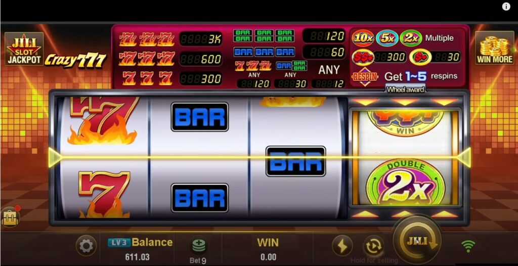 no win crazy777 slot