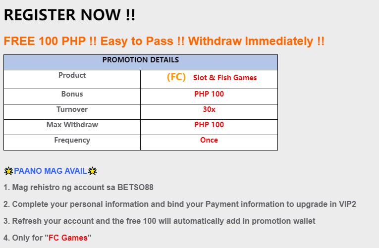 100 free Sign up Bonuses no deposit require for new members| Online casino PH