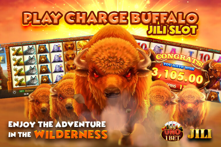 Charge Buffalo Slot: Adventure in the wilderness with Jili slots free 100 bonus