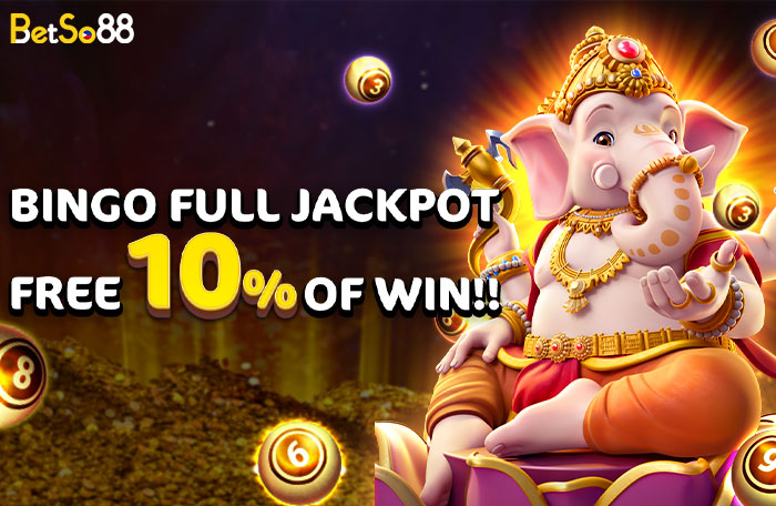 BINGO Full Jackpot Free 10% of Win