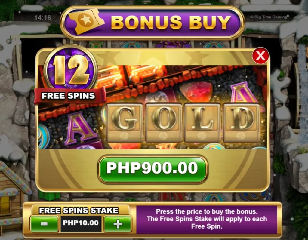 bonus buy feature Christmas Bonanza slot