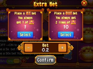 extra bet wilds jili caishen