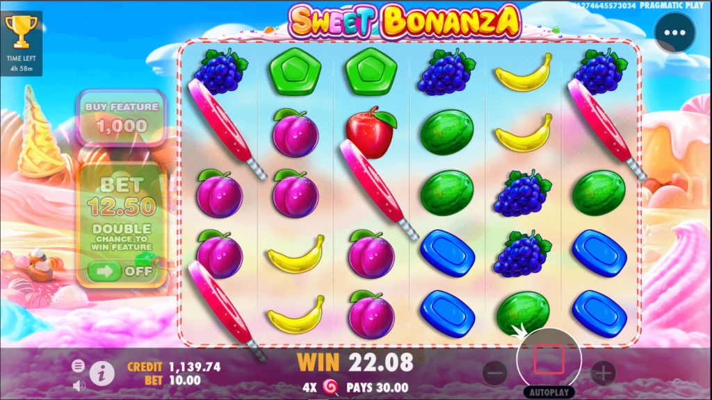 Sweet Bonanza Game Interface