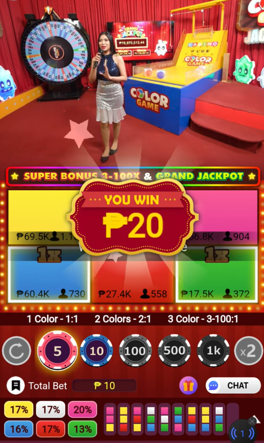 Color Game Casino Plus