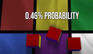 Color game probability win