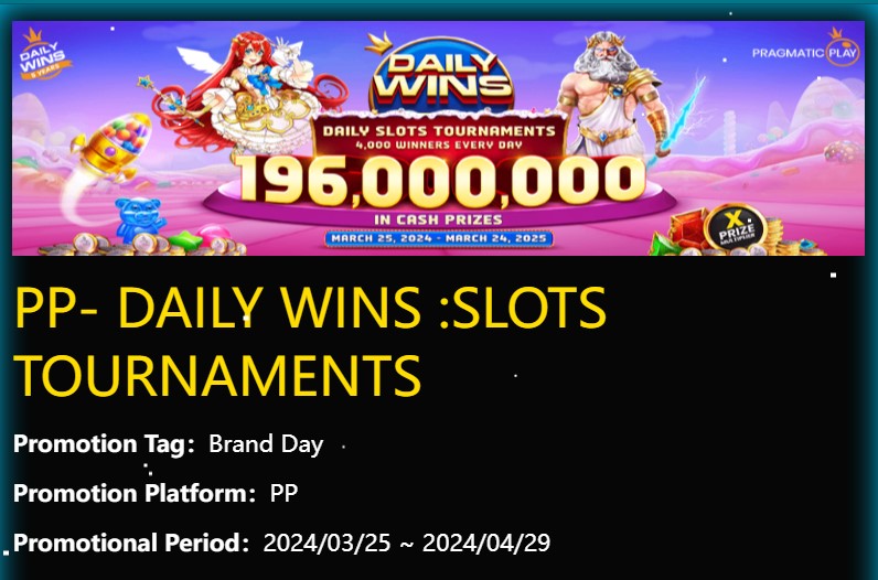 PP Daily wins slot tournament
