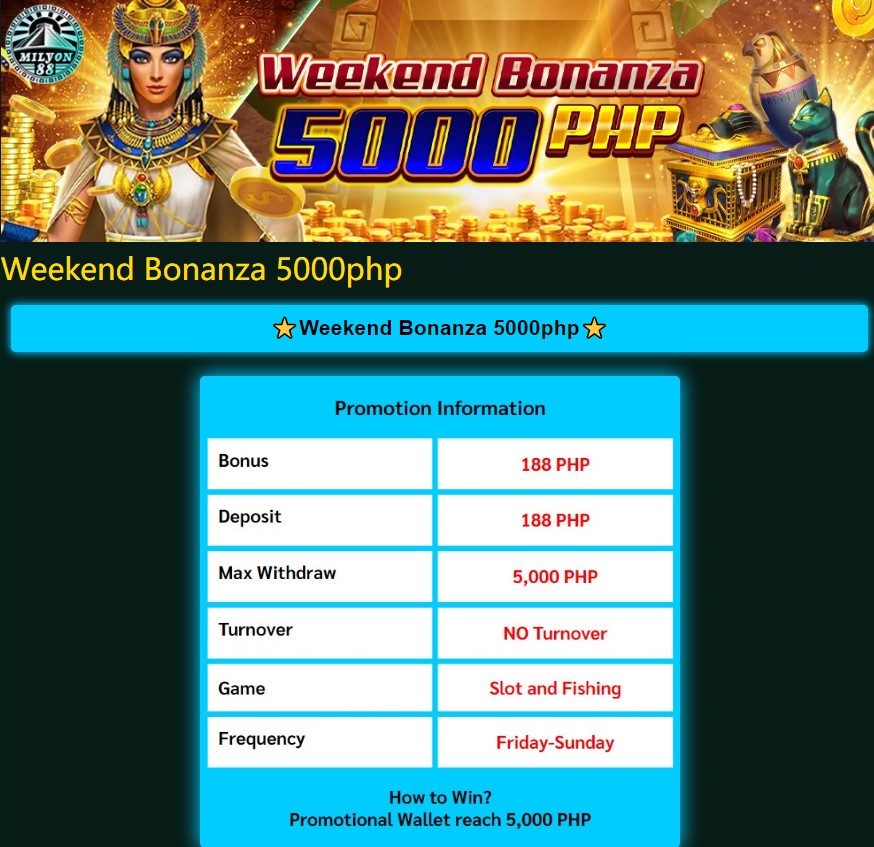 weekend bonanza promo