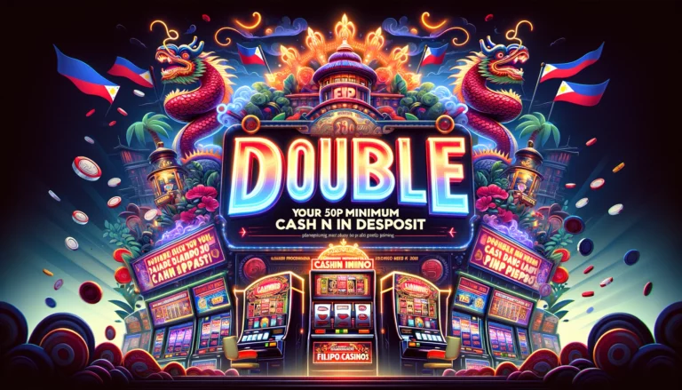 Double your 50 Pesos Minimum deposit with Casino Bonus Online Casino Philippines