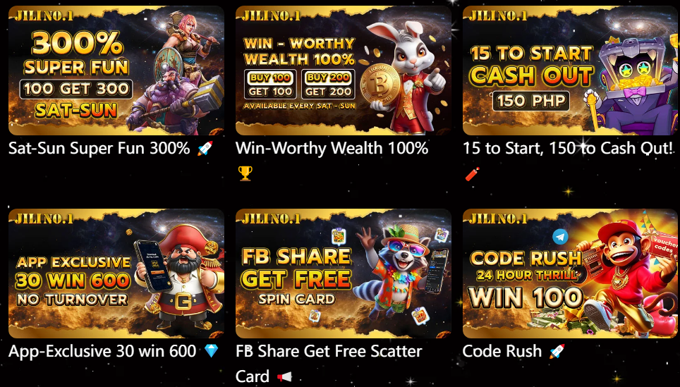 Jilino1 latest promos