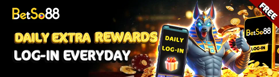 Daily Login bonus casino at Betso88