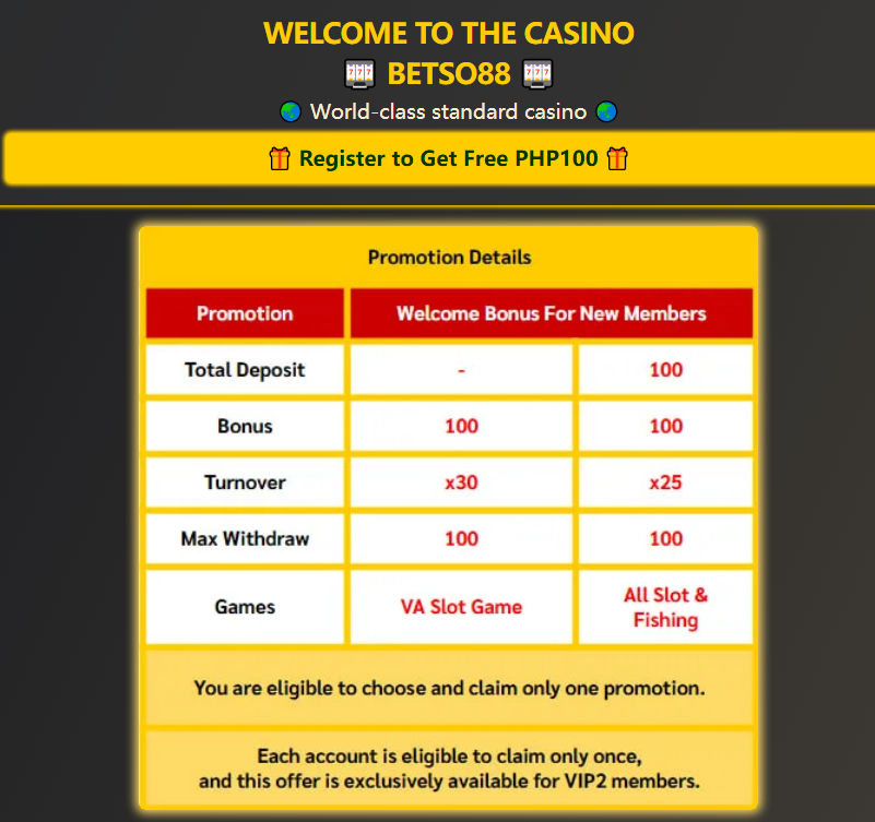 100 free Sign up Bonuses No deposit require for New members | Online casino PH