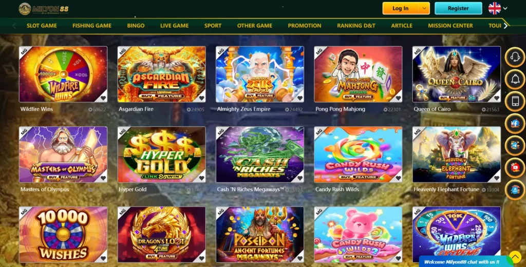 Microgaming casino at Milyon88