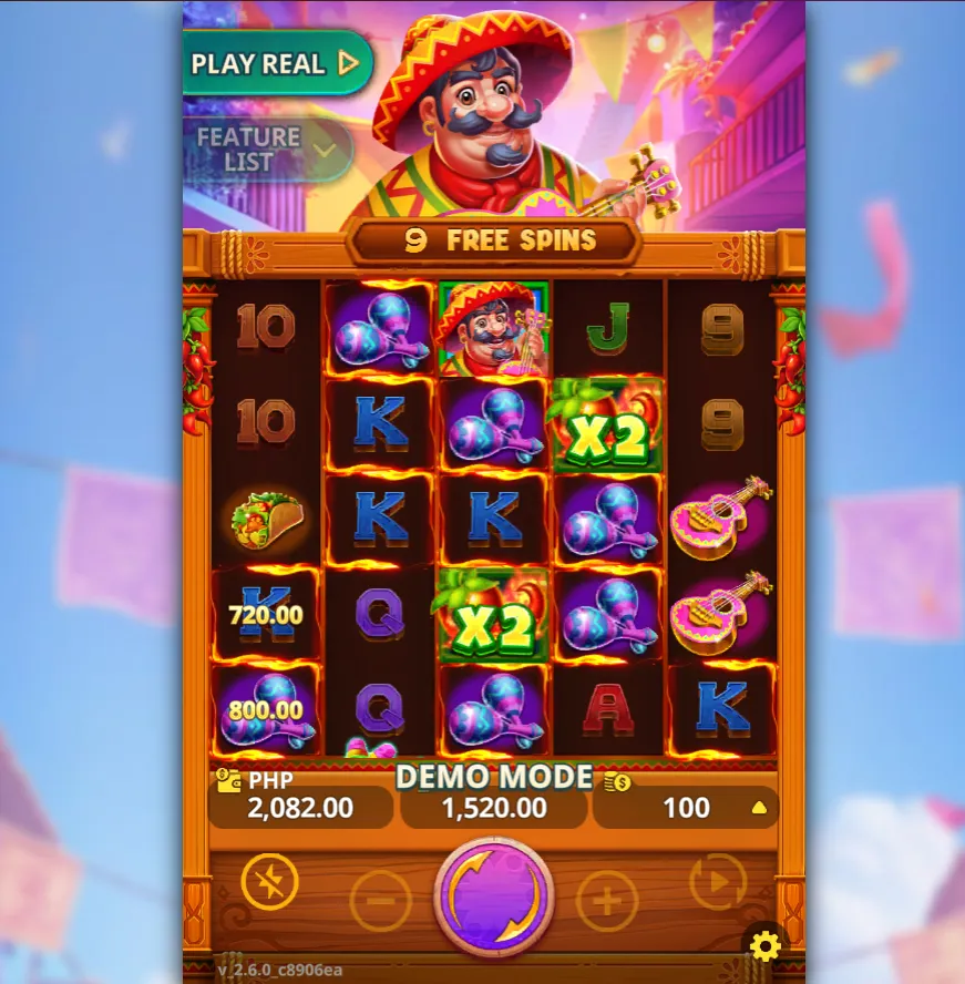 Pinata Party Vp slot INTERFACE
