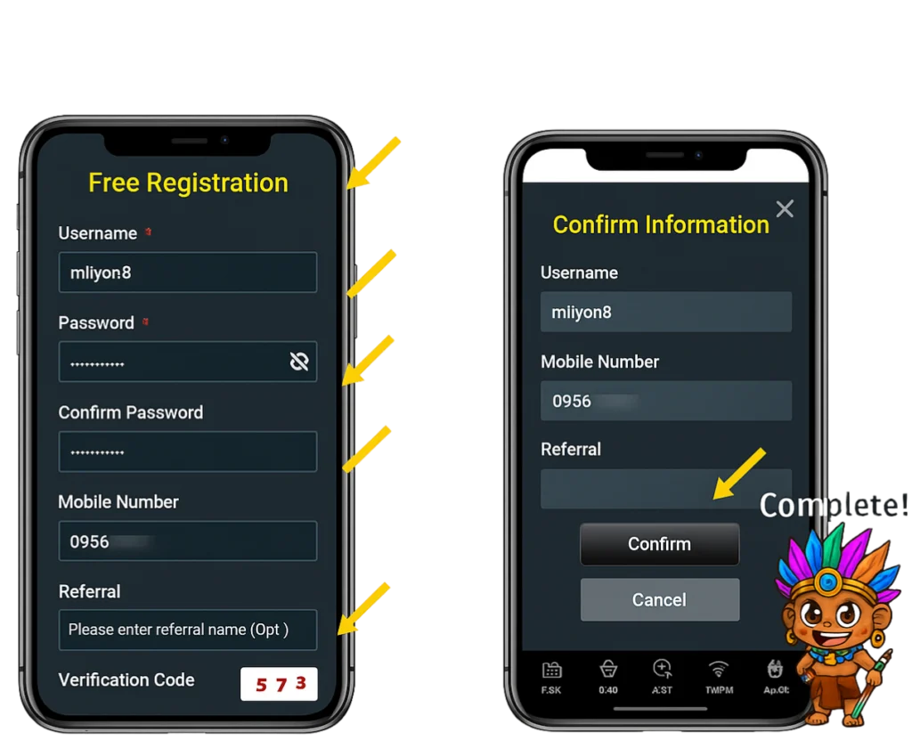 Milyon88 free 100 login
