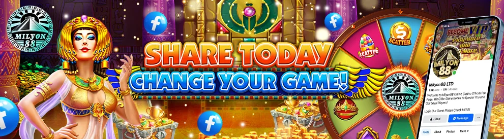 facebook share promo Milyon88