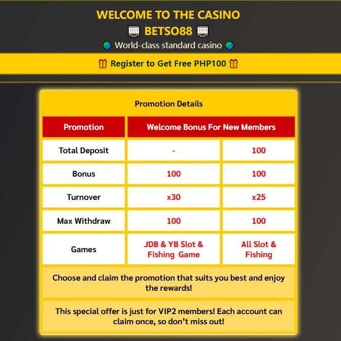 Free 100 casino 2025 promo