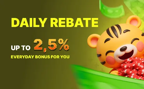 Daily Rebate 2.5% at Wagibet