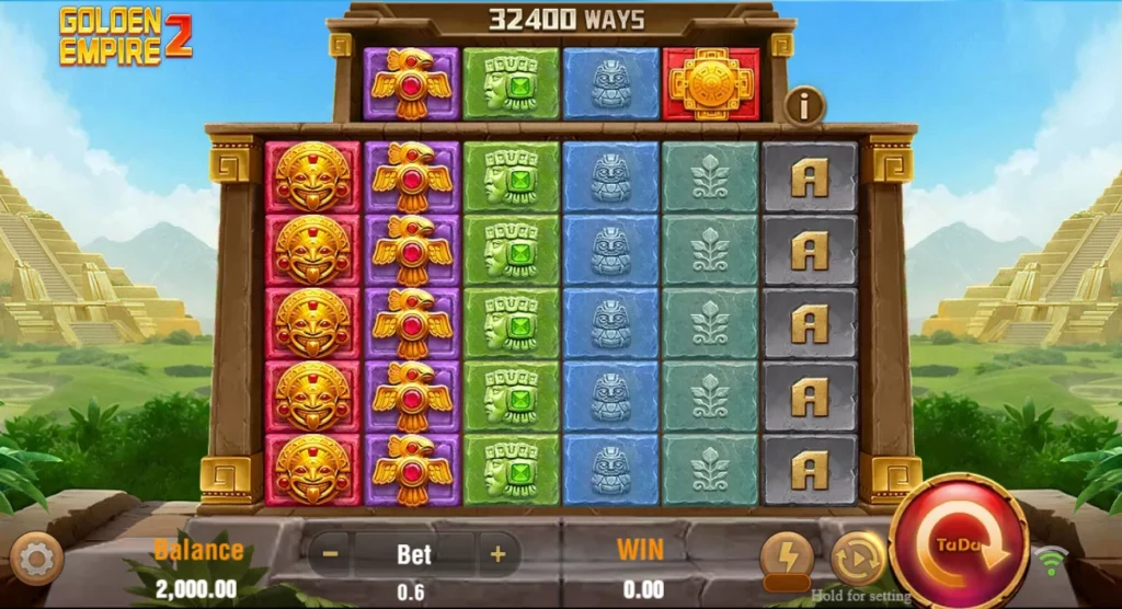 The interface of JILI Golden Empire 2