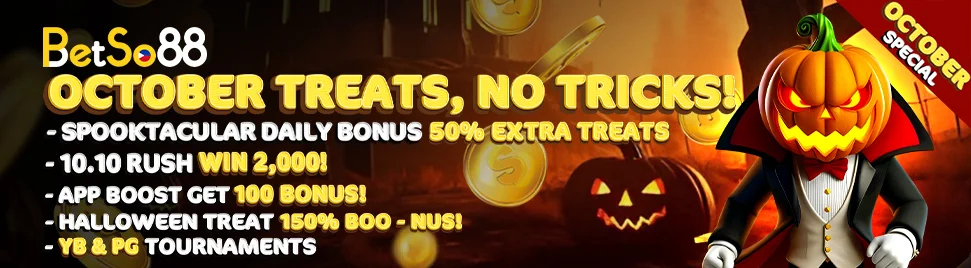 October Seasonal promos at Betso88