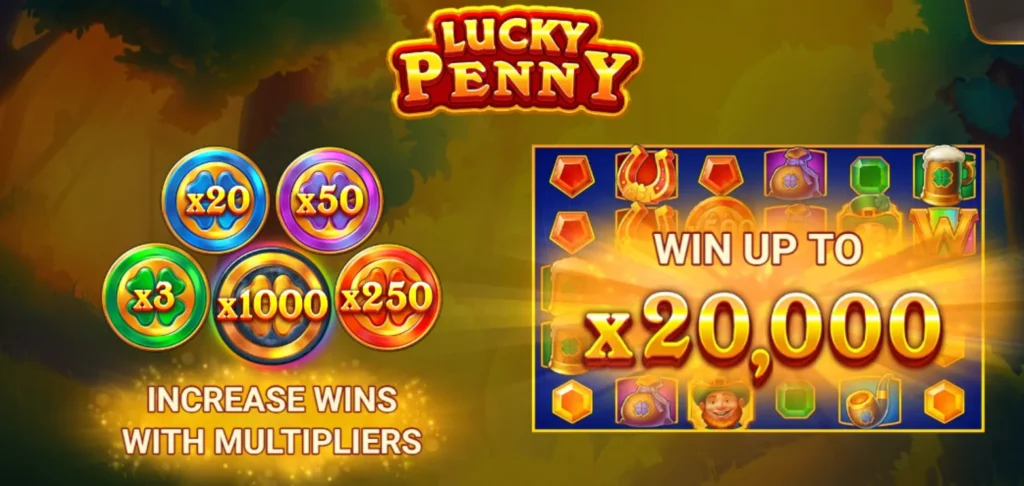 Lucky Penny slot mutipliers