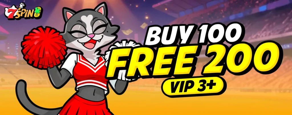 Buy 100 free 200 at 7spin