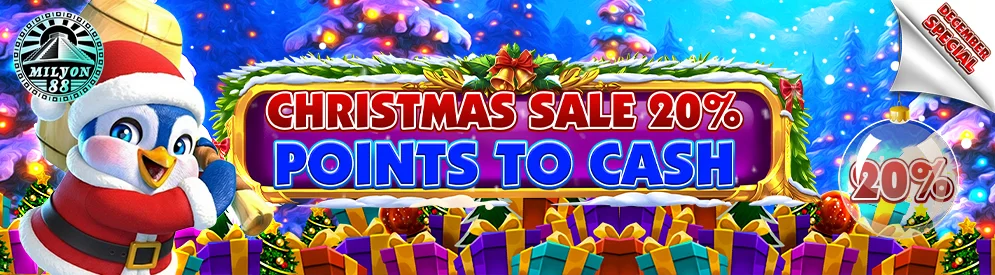 Christmas bonus at Milyon88