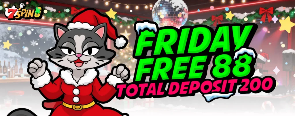 Friday deposit bonus at 7SPIN