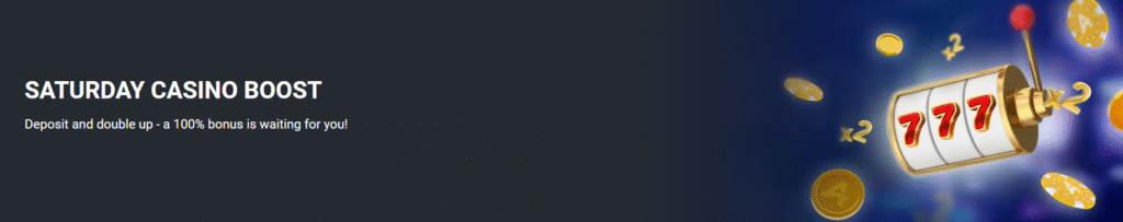 Saturday Casino Boost Promo