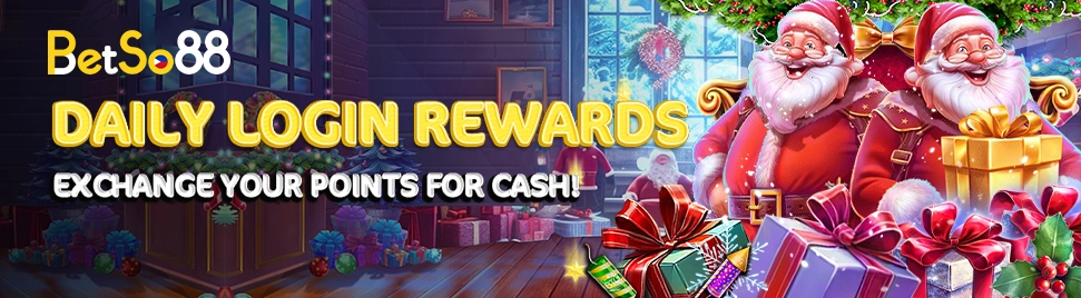 daily login rewards at betso88