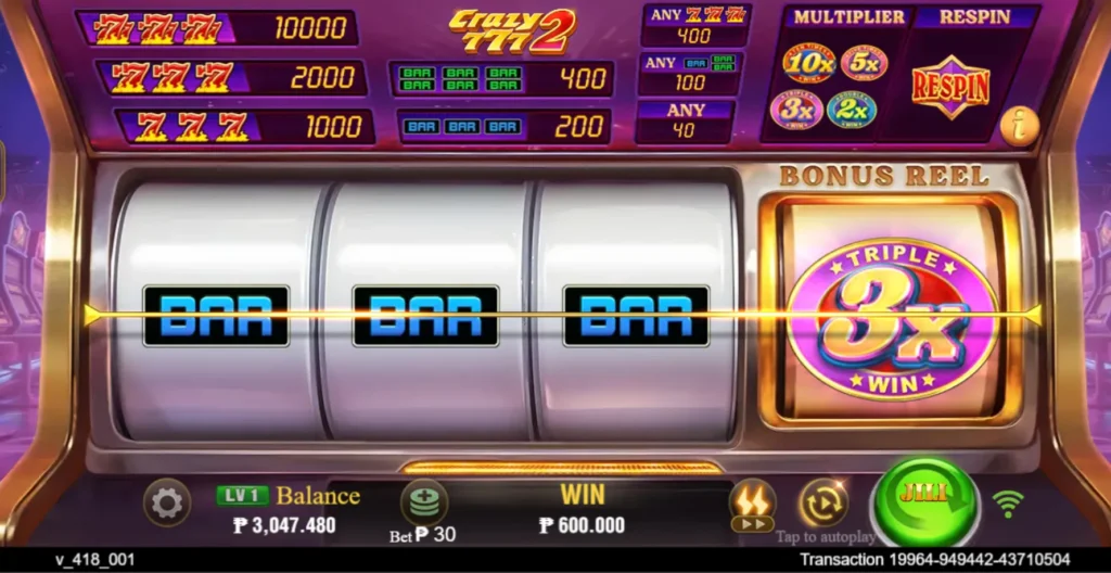 Crazy 777 2: The Ultimate 2025 Upgrade to the JILI 777 Slot