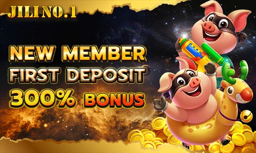 new member first deposit 300 percent bonus
