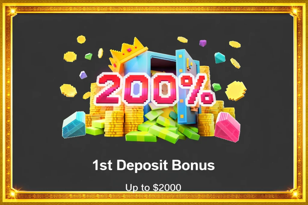 Bons first deposit bonus 200 percent