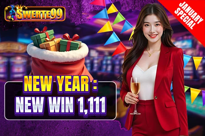New Year 2026 promo at Swerte99