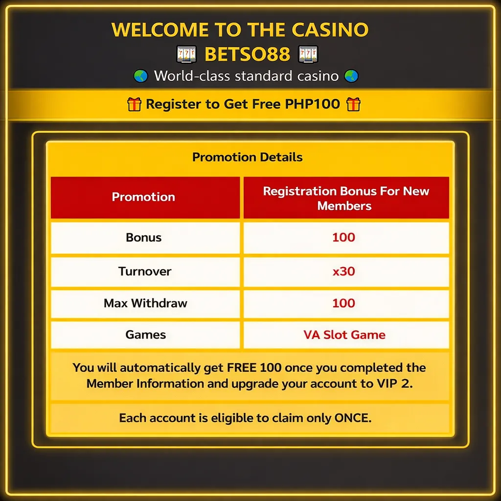 Free 100 gcash casino at Betso88