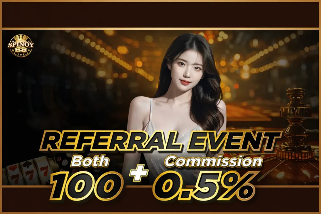 Referral bonus at Spinoy