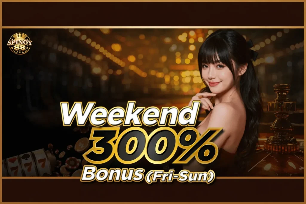 Spinoy88: The Ultimate Filipino online casino experience weekend promo at Spinoy88