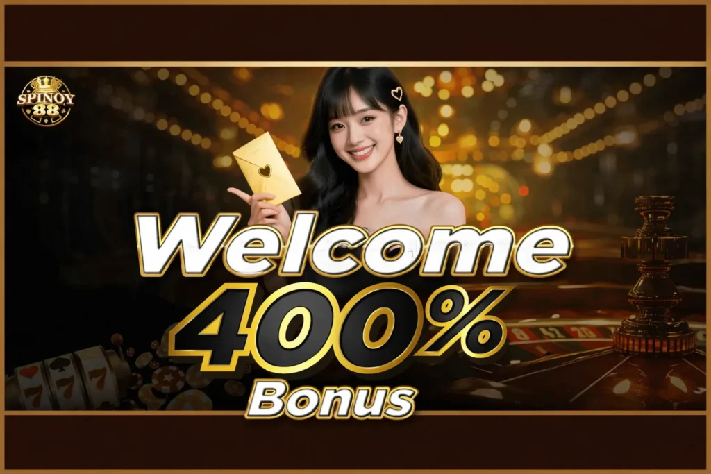 Spinoy88: The Ultimate Filipino online casino experience welcome bonus 400% at Spinoy88