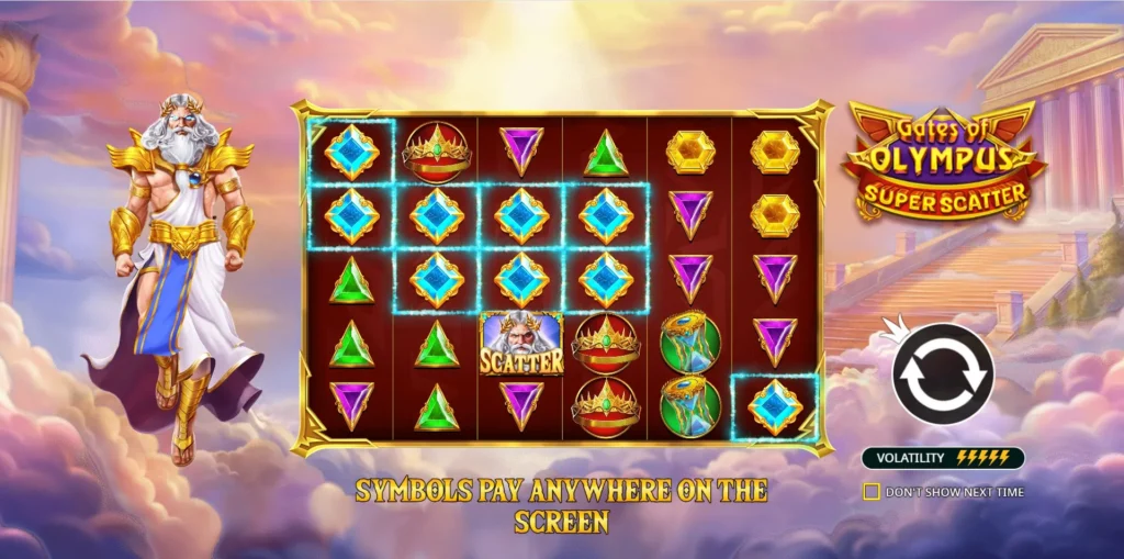 Gates of Olympus interface