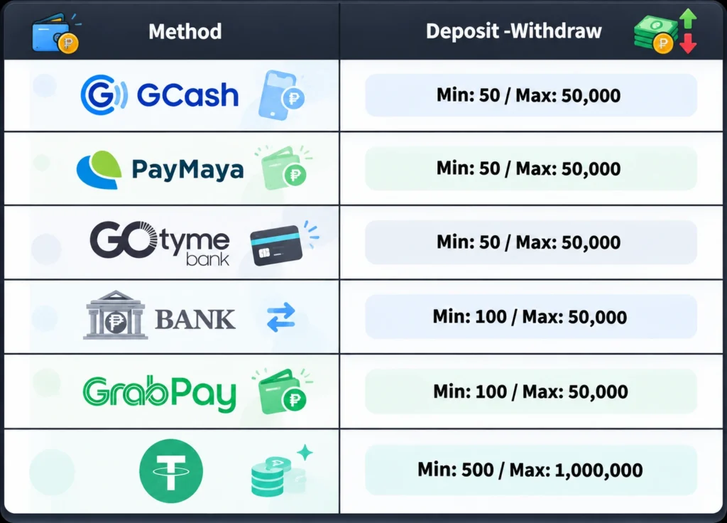 local payment options convience for pinoy players