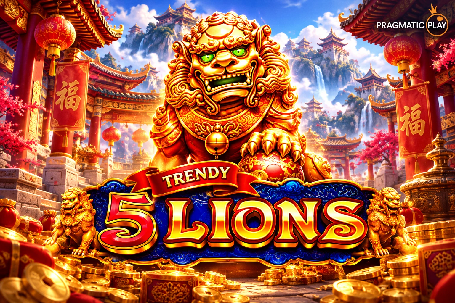 5 lions Pragmatic Play