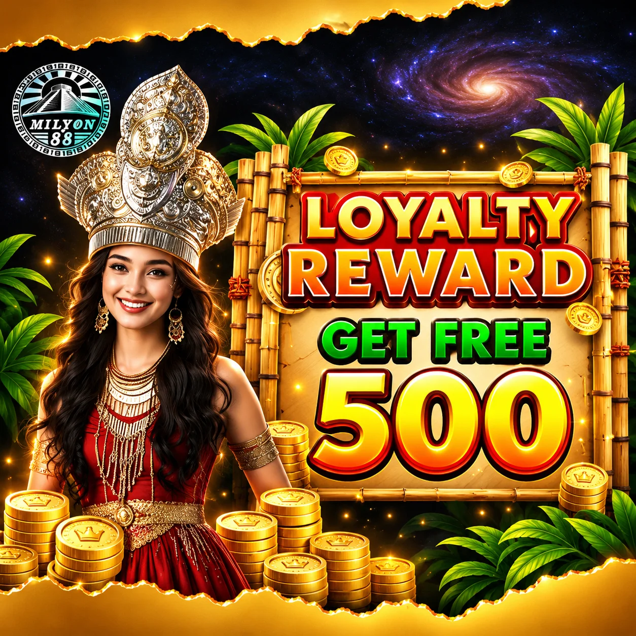 Loyalty reward promo at Milyon88